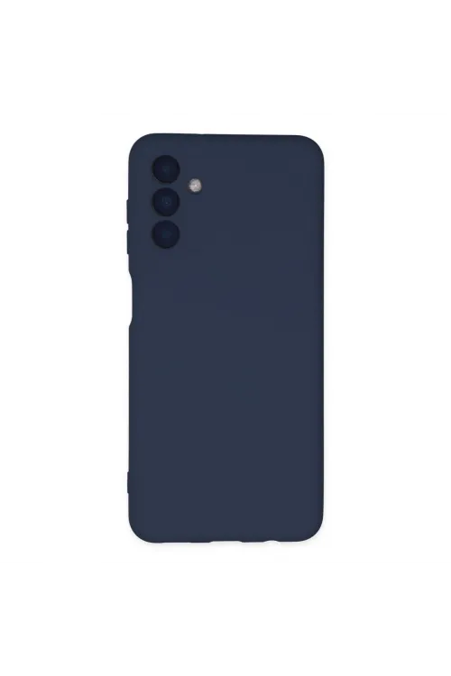 Samsung Galaxy A04s Kılıf Nano İçi Kadife Silikon - Lacivert