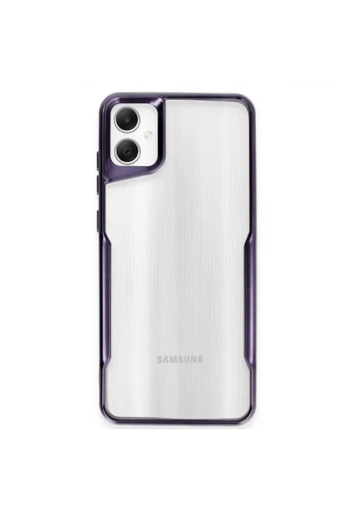Samsung Galaxy A05 Kılıf Boyi Silikon Kapak - Derin Mor