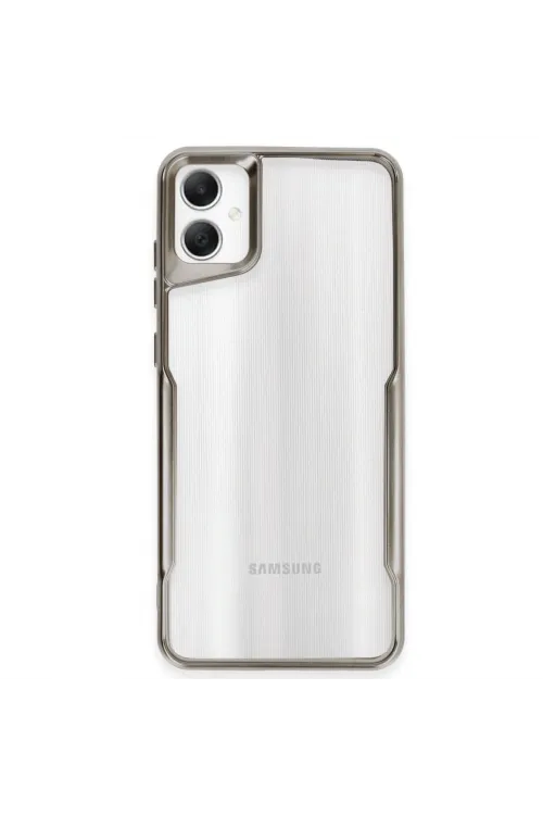 Samsung Galaxy A05 Kılıf Boyi Silikon Kapak - Titan Gri