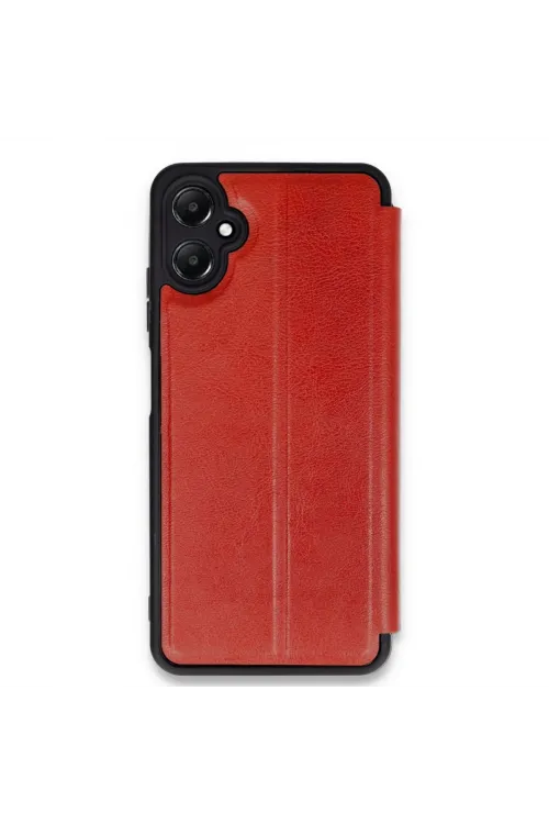 Samsung Galaxy A05 Kılıf Flip Cover - Kırmızı