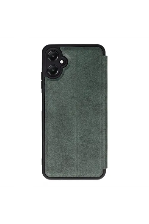 Samsung Galaxy A05 Kılıf Flip Cover - Koyu Yeşil