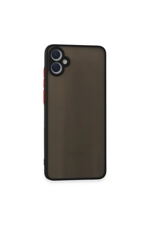 Samsung Galaxy A05 Kılıf Montreal Silikon Kapak - Siyah