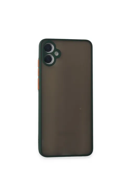 Samsung Galaxy A05 Kılıf Montreal Silikon Kapak - Yeşil