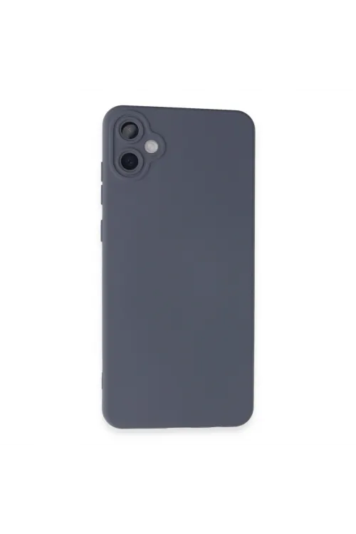 Samsung Galaxy A05 Kılıf Nano İçi Kadife Silikon - Gri