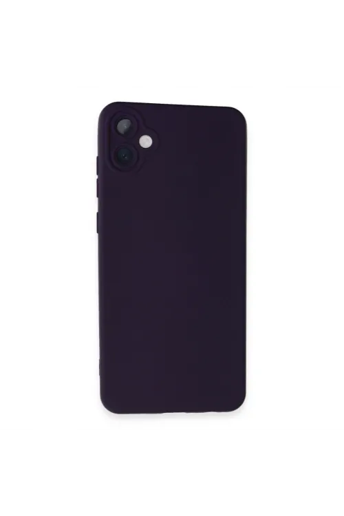 Samsung Galaxy A05 Kılıf Nano İçi Kadife Silikon - Mor