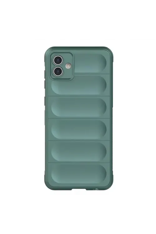 Samsung Galaxy A05 Kılıf Optimum Silikon - Koyu Yeşil