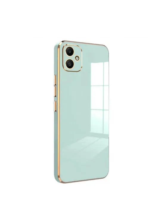 Samsung Galaxy A05 Kılıf Volet Silikon - Açık Yeşil
