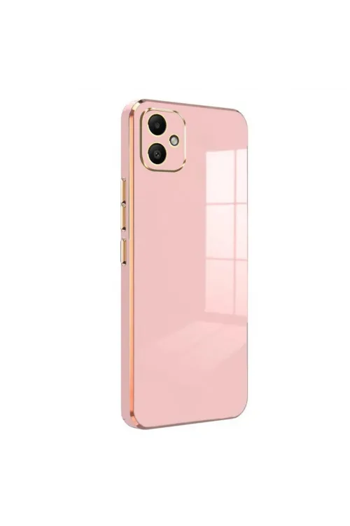 Samsung Galaxy A05 Kılıf Volet Silikon - Pembe