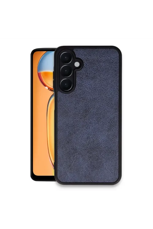 Samsung Galaxy A05s Kılıf Aras Deri Kapak - Lacivert
