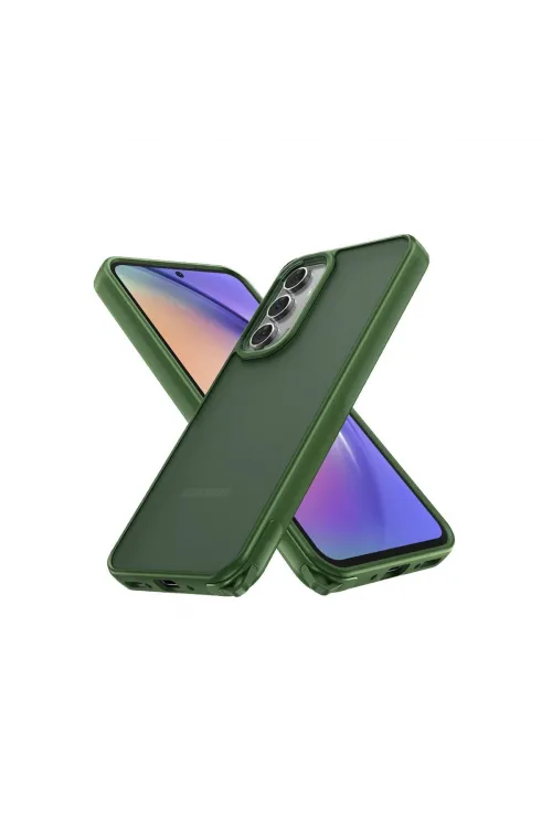 Samsung Galaxy A05s Kılıf Elegant Kapak - Yeşil
