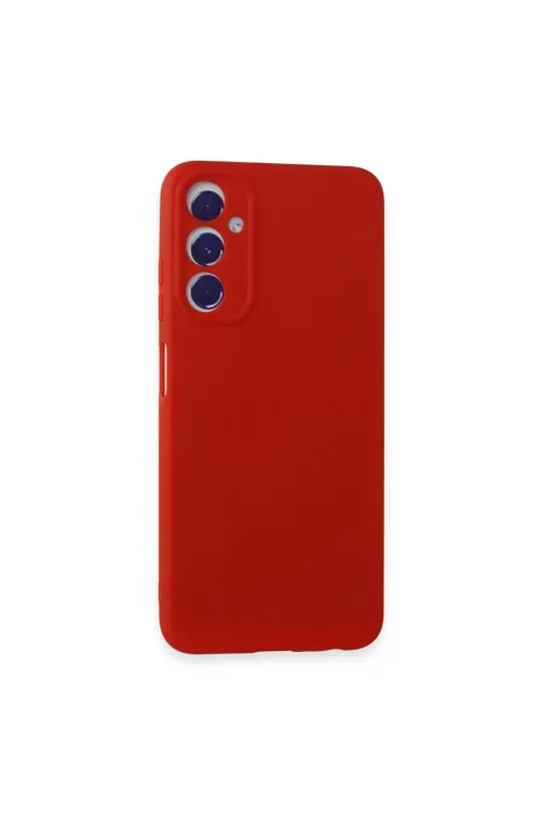 Samsung Galaxy A05s Kılıf First Silikon - Kırmızı