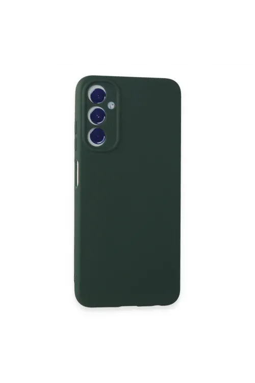 Samsung Galaxy A05s Kılıf First Silikon - Koyu Yeşil