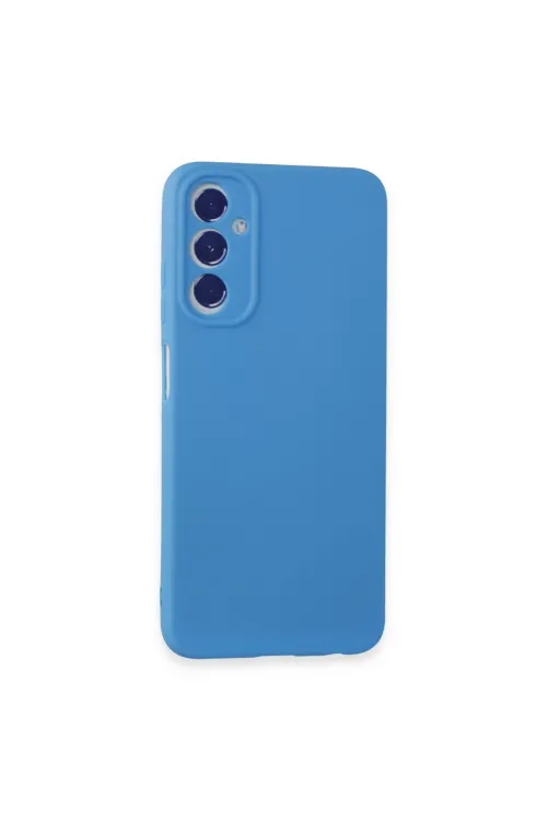 Samsung Galaxy A05s Kılıf First Silikon - Mavi