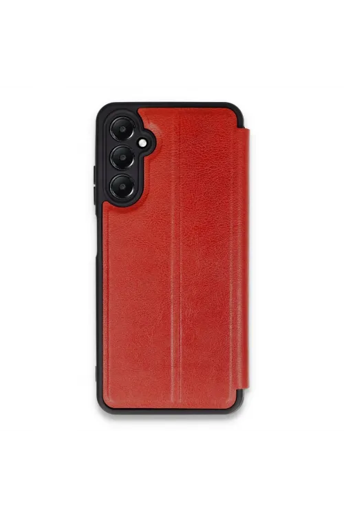 Samsung Galaxy A05s Kılıf Flip Cover - Kırmızı