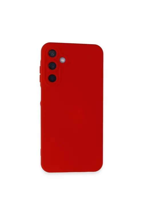 Samsung Galaxy A05s Kılıf Nano İçi Kadife Silikon - Kırmızı
