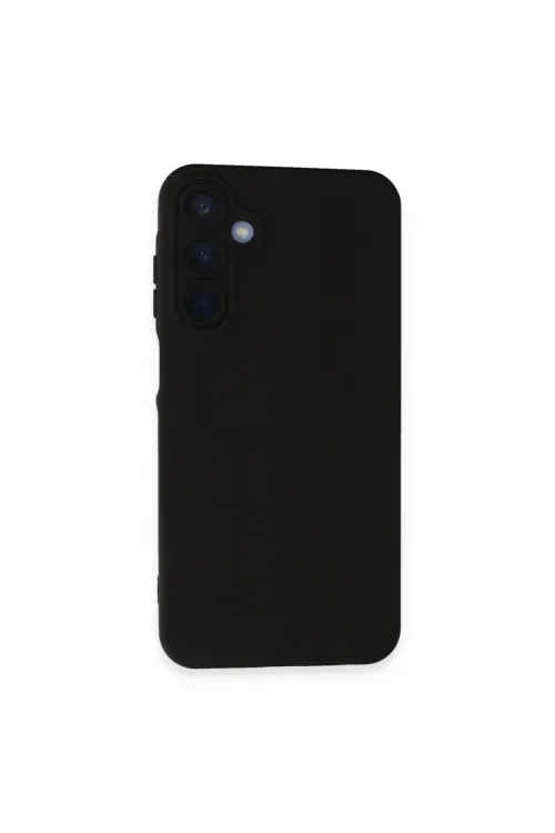 Samsung Galaxy A05s Kılıf Nano İçi Kadife Silikon - Siyah