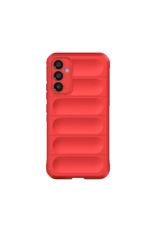 Samsung Galaxy A05s Kılıf Optimum Silikon - Kırmızı