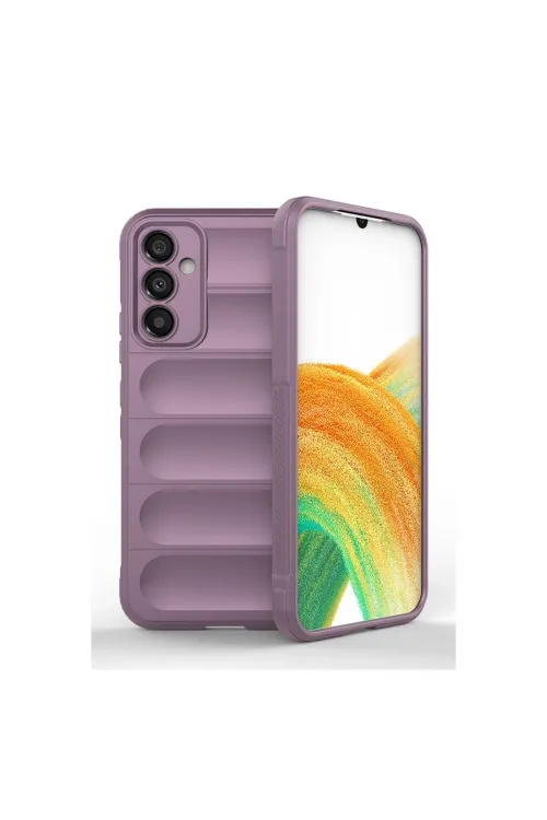 Samsung Galaxy A05s Kılıf Optimum Silikon - Mor