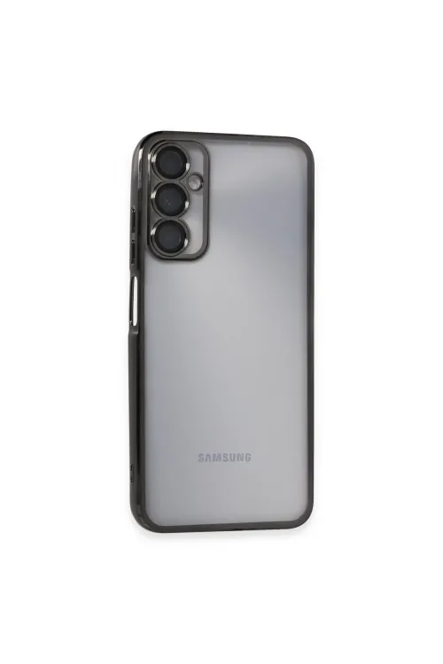 Samsung Galaxy A05s Kılıf Razer Lensli Silikon - Siyah