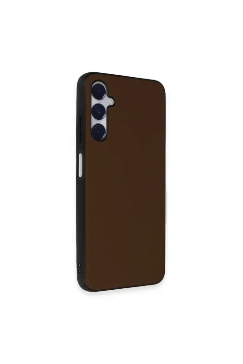 Samsung Galaxy A05s Kılıf Taft Kapak - Kahverengi