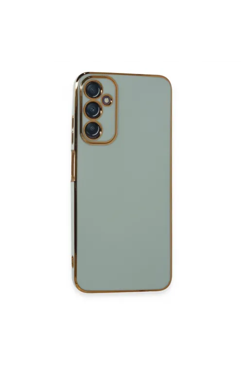 Samsung Galaxy A05s Kılıf Volet Silikon - Açık Yeşil