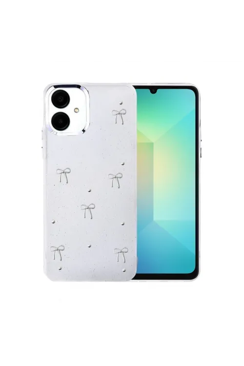 Samsung Galaxy A06 Fiyonk Desenli Kapak - Desen 1