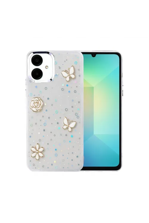 Samsung Galaxy A06 Fiyonk Desenli Kapak - Desen 10