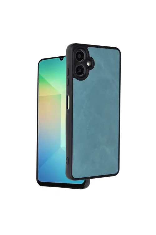 Samsung Galaxy A06 Kılıf Aras Deri Kapak - Açık Yeşil