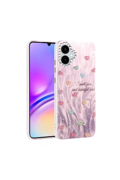Samsung Galaxy A06 Kılıf Blade Aynalı Desenli Kapak - Desen 8