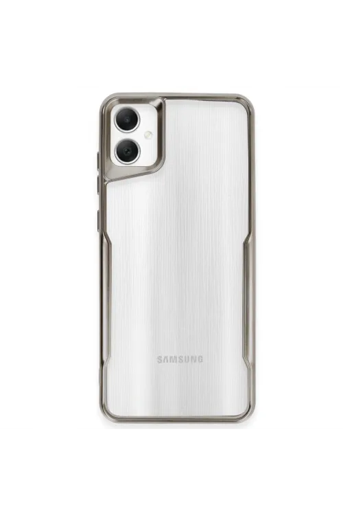 Samsung Galaxy A06 Kılıf Boyi Silikon Kapak - Titan Gri