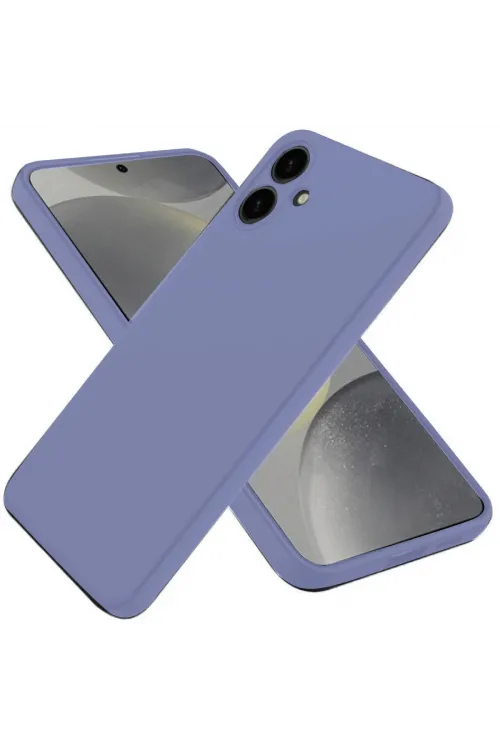 Samsung Galaxy A06 Kılıf First Silikon - Lila