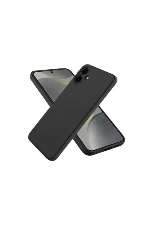 Samsung Galaxy A06 Kılıf First Silikon - Siyah