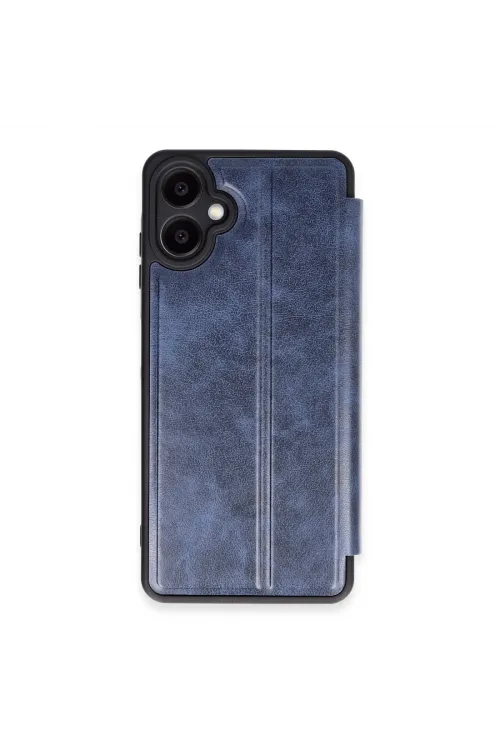 Samsung Galaxy A06 Kılıf Flip Cover - Lacivert