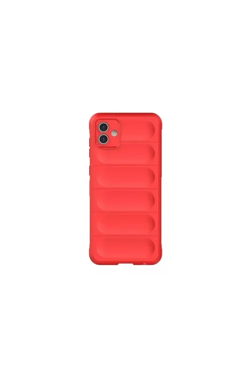 Samsung Galaxy A06 Kılıf Optimum Silikon - Kırmızı