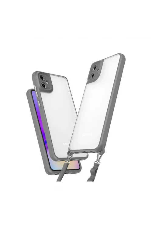 Samsung Galaxy A06 Kılıf Penta Silikon Kılıf - Titan Gri