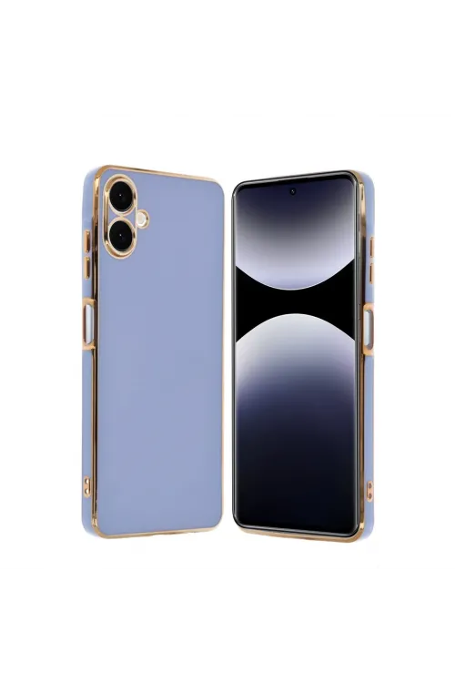 Samsung Galaxy A06 Kılıf Volet Silikon - Mavi