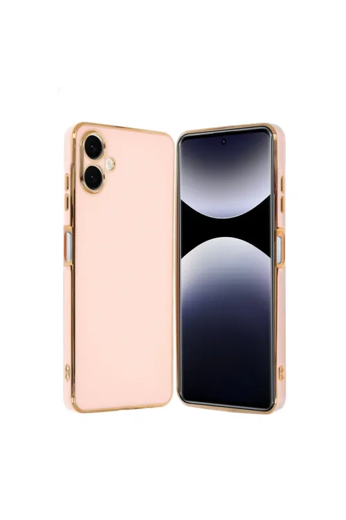 Samsung Galaxy A06 Kılıf Volet Silikon - Pembe