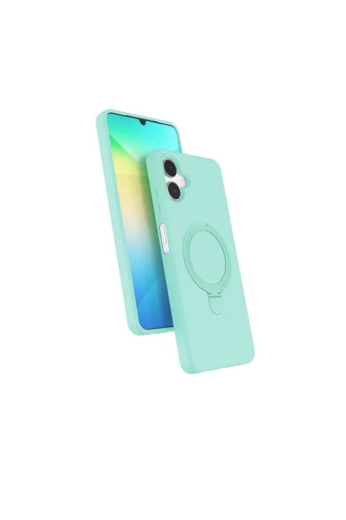 Samsung Galaxy A06 Regal Magsafe Standlı Kapak - Su Yeşili