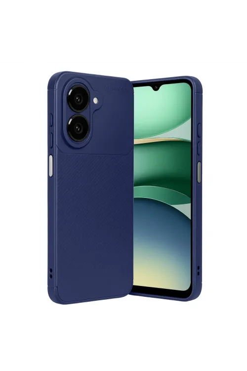 Samsung Galaxy A07 4g Auto Focus Karbon Kapak - Lacivert