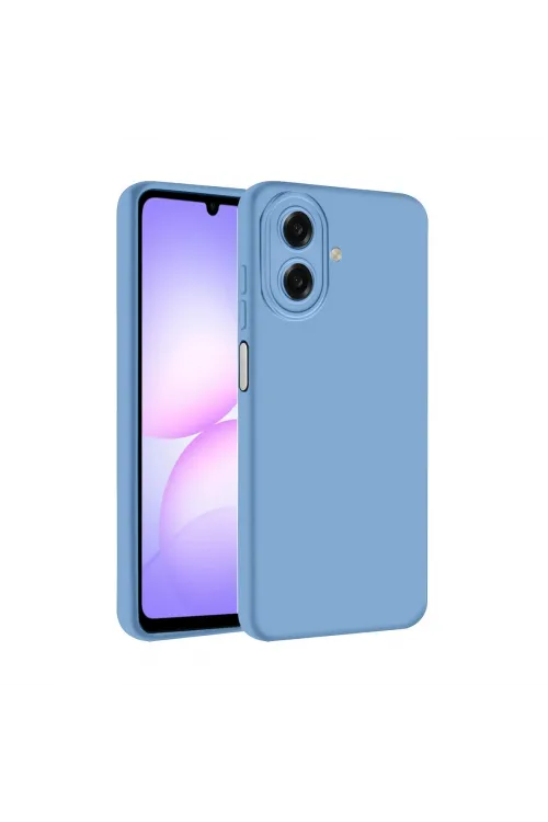 Samsung Galaxy A07 4g First Silikon - Mavi