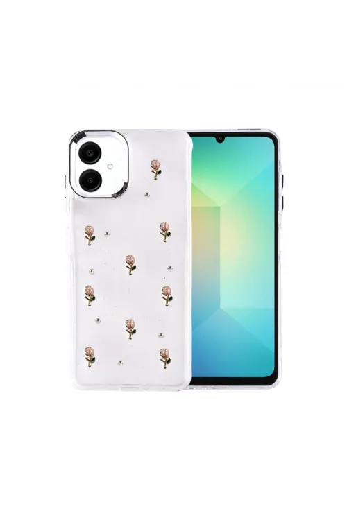 Samsung Galaxy A07 4g Fiyonk Desenli Kapak - Desen 6