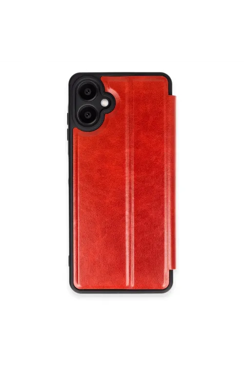 Samsung Galaxy A07 4g Flip Cover - Kırmızı