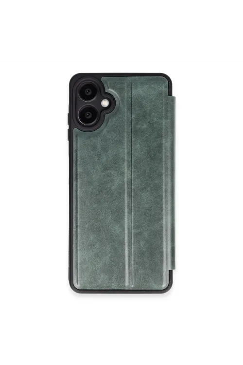 Samsung Galaxy A07 4g Flip Cover - Yeşil