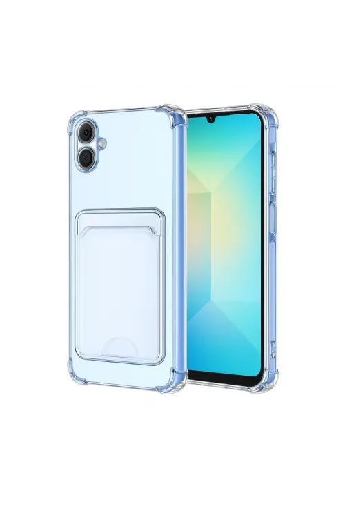 Samsung Galaxy A07 4g Kart Şeffaf Silikon - Şeffaf