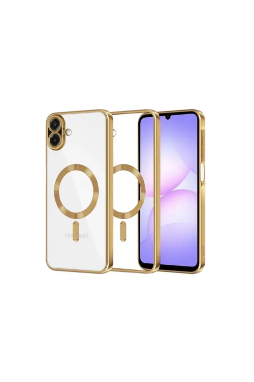 Samsung Galaxy A07 4g Kross Magneticsafe Kapak - Gold