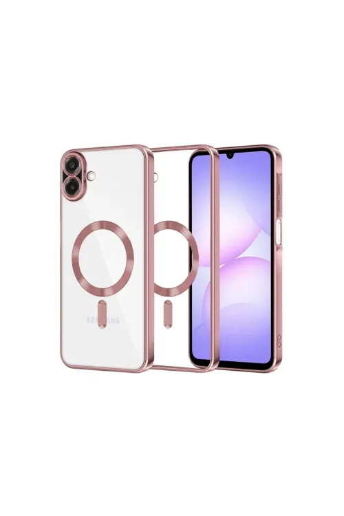 Samsung Galaxy A07 4g Kross Magneticsafe Kapak - Rose