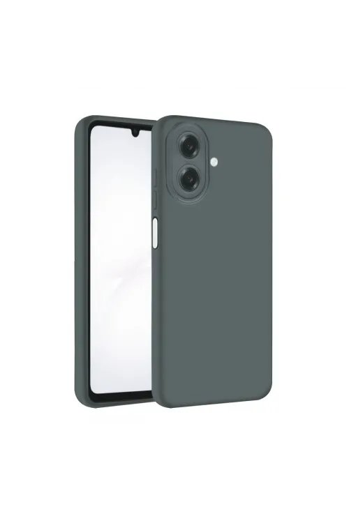 Samsung Galaxy A07 4g Nano İçi Kadife Silikon - Gri