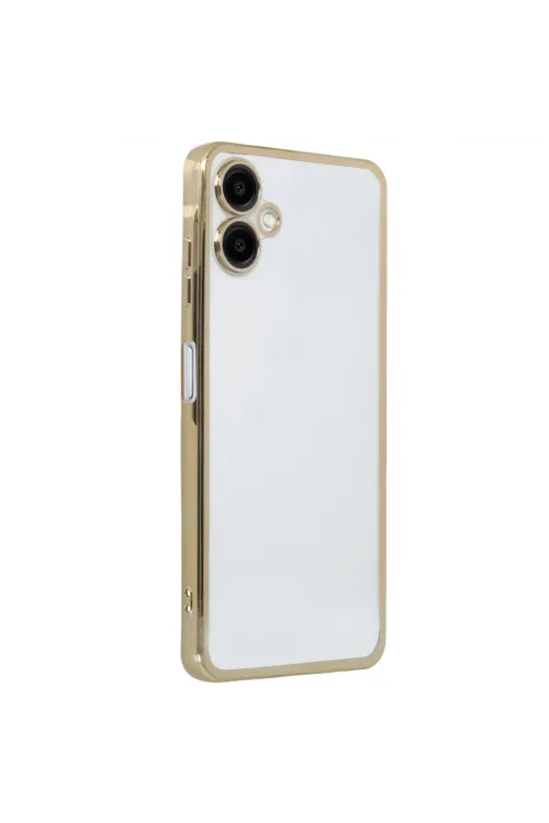 Samsung Galaxy A07 4g Razer Lensli Silikon - Gold