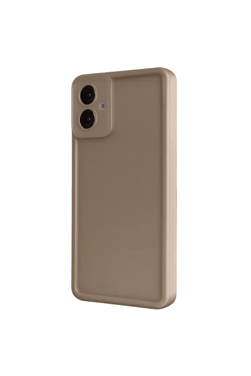 Samsung Galaxy A07 4g Viera Silikon - Kahverengi