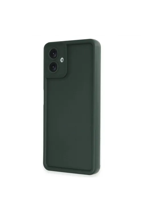 Samsung Galaxy A07 4g Viera Silikon - Koyu Yeşil